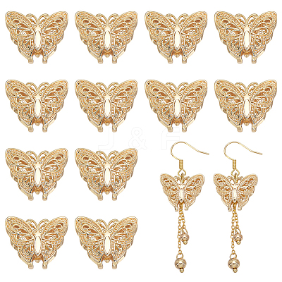 12Pcs Brass Charms KK-BC0014-46B-1