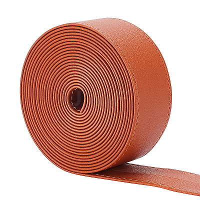 4M Flat Imitation Leather Cord LC-WH0011-03C-02-1
