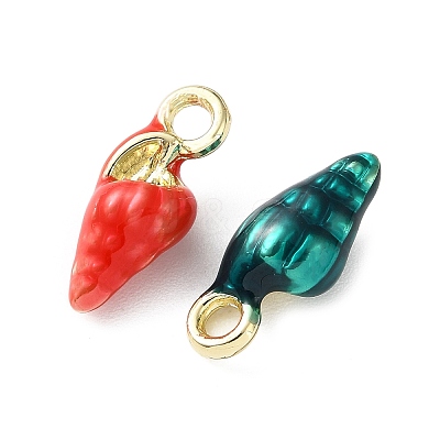 Alloy Enamel Pendants AL-CBA3844-02C-G-1