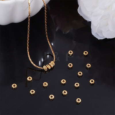 Brass Beads KK-GO0001-11-1