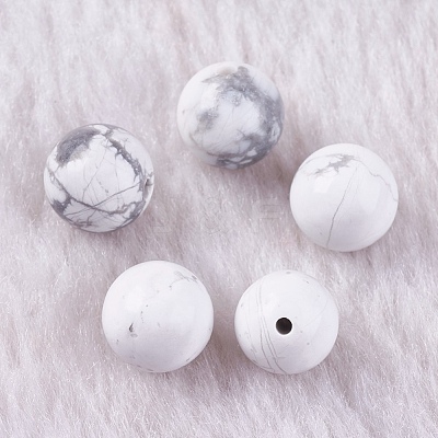 Natural Howlite Beads X-G-K275-30-8mm-1