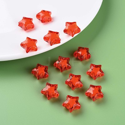 Transparent Acrylic Beads TACR-S152-02A-712-1