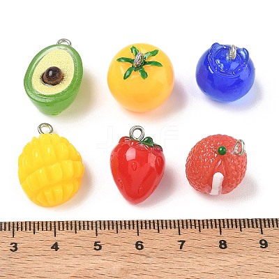 Resin Pendants RE-CBAC51B-03P-1