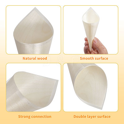 Bamboo 12-Hole Ice Cream Display Stands AJEW-GL0001-82-1