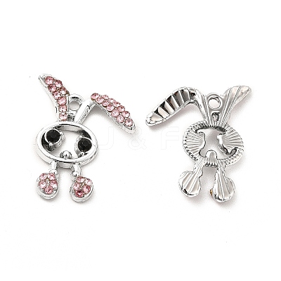 Alloy Rhinestone Pendants ALRI-K048-05C-1