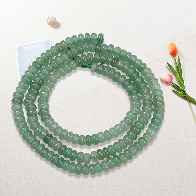 2 Strands Natural Green Aventurine Beads Strands G-PA0001-26-1