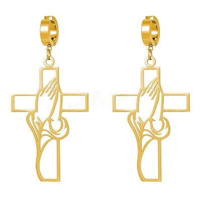 201 Stainless Steel Clip-on Earrings FS-WGD509B-05-1