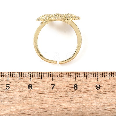Ocean Brass Cuff Open Rings LS-RJEW-Z129-01G-03-1