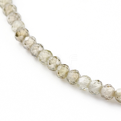 Cubic Zirconia Beaded Necklaces NJEW-JN02618-02-1