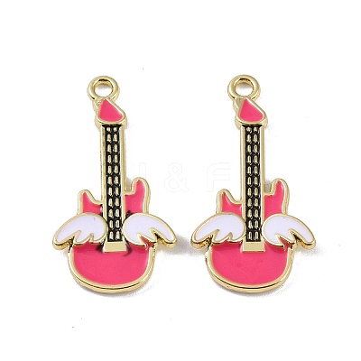 Alloy Enamel Pendants ENAM-R149-06G-1