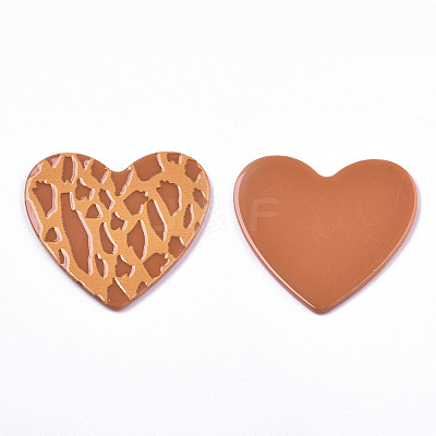 Opaque Printed Acrylic Cabochons MACR-N011-001-A02-1