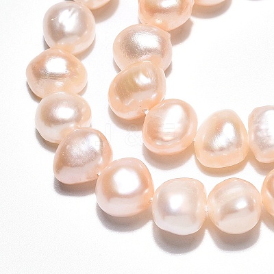 Natural Cultured Freshwater Pearl Beads Strands PEAR-N014-08H-02-1