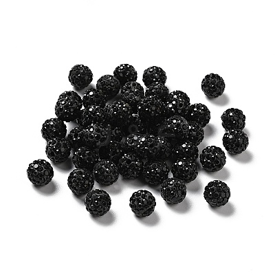 Pave Disco Ball Beads RB-A130-10mm-13-1