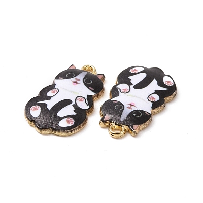 Alloy Enamel Pendants FIND-E031-02A-1