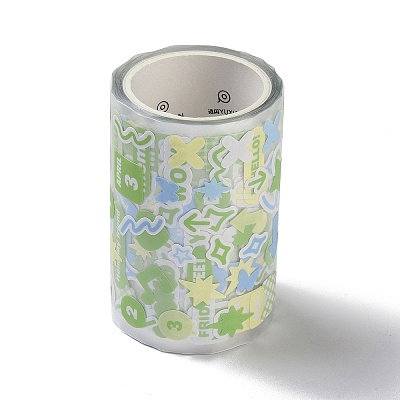 PET Plastic Stickers LS-DIY-H168-01C-1