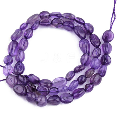 Natural Amethyst Beads Strands G-S359-160-1
