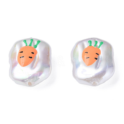 ABS Plastic Imitation Pearl Beads KY-N015-166-1