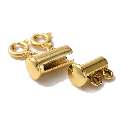2-Strand 4-Hole Alloy Magnetic Slide Lock Clasps FIND-TAC0014-69B-G-1