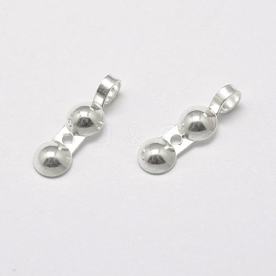 925 Sterling Silver Bead Tips STER-P032-16S-1