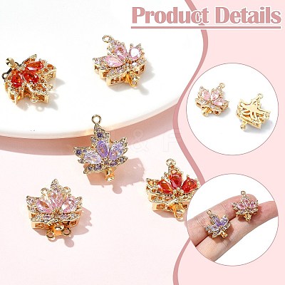 5Pcs 5 Styles Golden Plated Brass Box Clasps KK-CJ0002-22-1