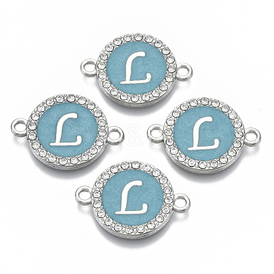 Alloy Enamel Links Connectors ENAM-TAC0003-01S-06L-1