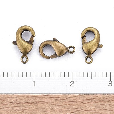 Brass Lobster Claw Clasps KK-901-AB-NF-1