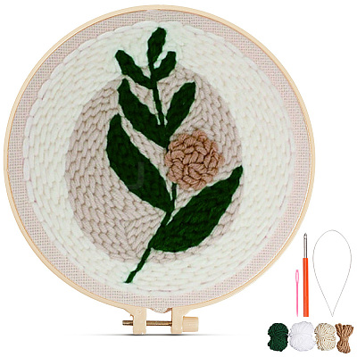 1Set Linen and Wood DIY-SP0005-13A-1