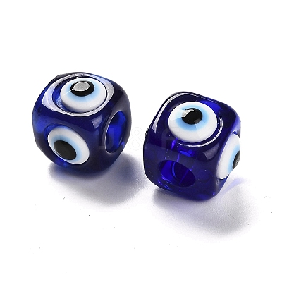 Transparent Resin European Beads RESI-U012-01B-1