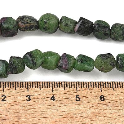 Natural Ruby in Zoisite Beads Strands GG-CBA9392-04-1