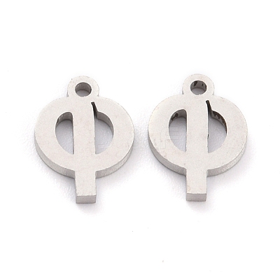Non-Tarnish 304 Stainless Steel Pendants STAS-F267-10F-P-1
