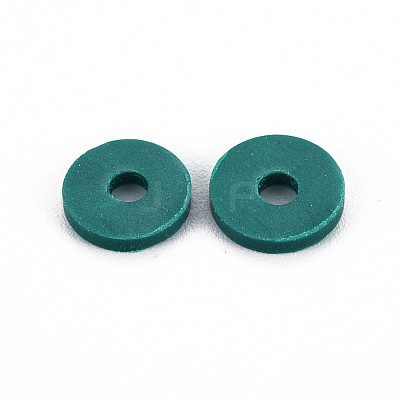 Handmade Polymer Clay Beads Strands CLAY-R089-8mm-T011-1