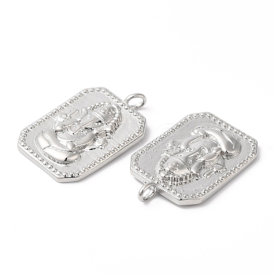 Eco-Friendly Rack Plating Brass Pendants KK-R143-20P-1
