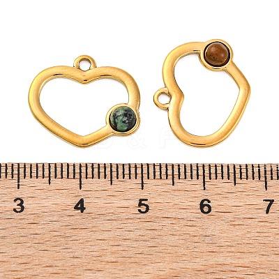 Natural Mixed Stone Pendants STAS-Z100-13G-1