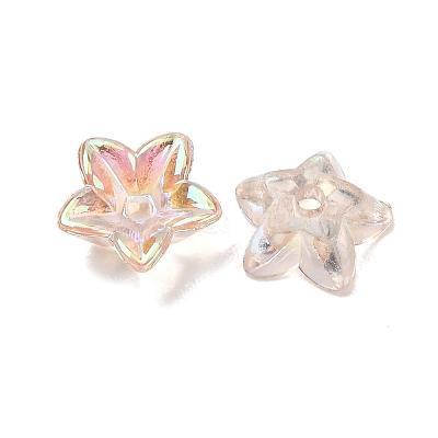 Transparent Acrylic Bead Caps AC-CBA1E6C-06B-1