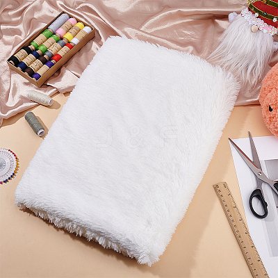 1 Yard Polyester Plush Fabric DIY-PH0028-91B-1