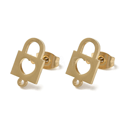 Ion Plating(IP) 304 Stainless Steel Studs Findings STAS-I206-48G-1