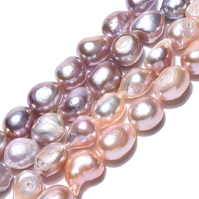 Natural Cultured Freshwater Pearl Beads Strands PEAR-N014-08D-02-1