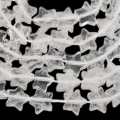 Natural Quartz Crystal Beads Strands G-F817-A16-01-1