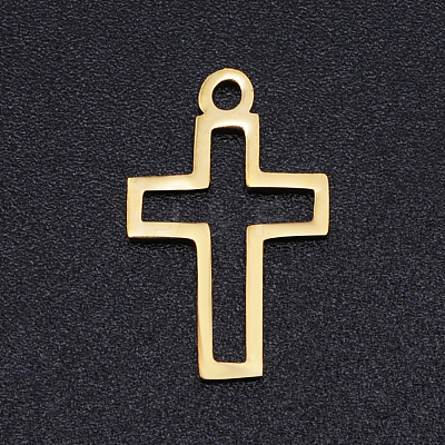 201 Stainless Steel Laser Cut Pendants STAS-S105-T923-2-1