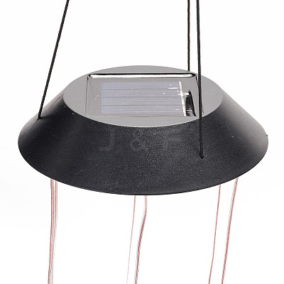 LED Solar Powered Cat Wind Chime HJEW-I009-13-1