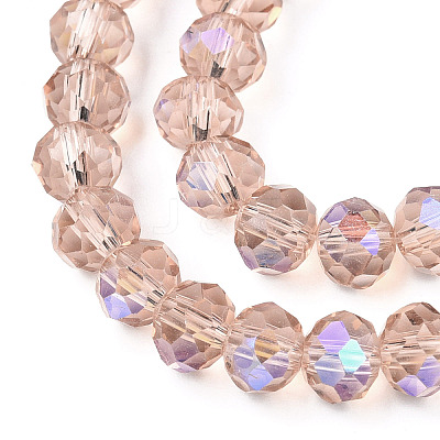 Electroplate Glass Beads Strands EGLA-A034-T4mm-L22-1