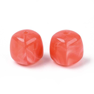 Opaque Acrylic Beads OACR-ZX006-33E-1