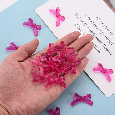 Transparent Acrylic Beads X-TACR-S154-55B-906-1