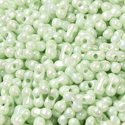 Opaque Colours Luster Glass Seed Beads SEED-B001-01A-10-1