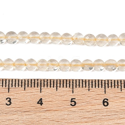 Natural Lemon Quartz(Heated) Beads Strands GG-NH0007-E01-02-1