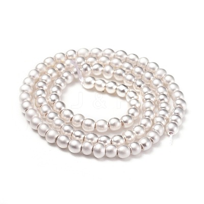 Electroplate Non-magnetic Synthetic Hematite Beads Strands G-I260-10A-01-1