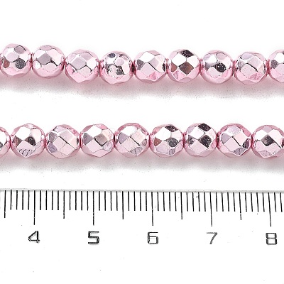 Electroplated Synthetic Non-magnetic Hematite Beads Strands G-B132-B01-01-1
