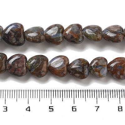 Natural Glaucophane Beads Strands G-R190-10mm-36-1