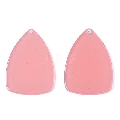 Translucent Cellulose Acetate(Resin) Pendants X-KY-T040-42E-1