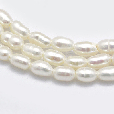 Natural Cultured Freshwater Pearl Beads Strands PEAR-F007-83-1